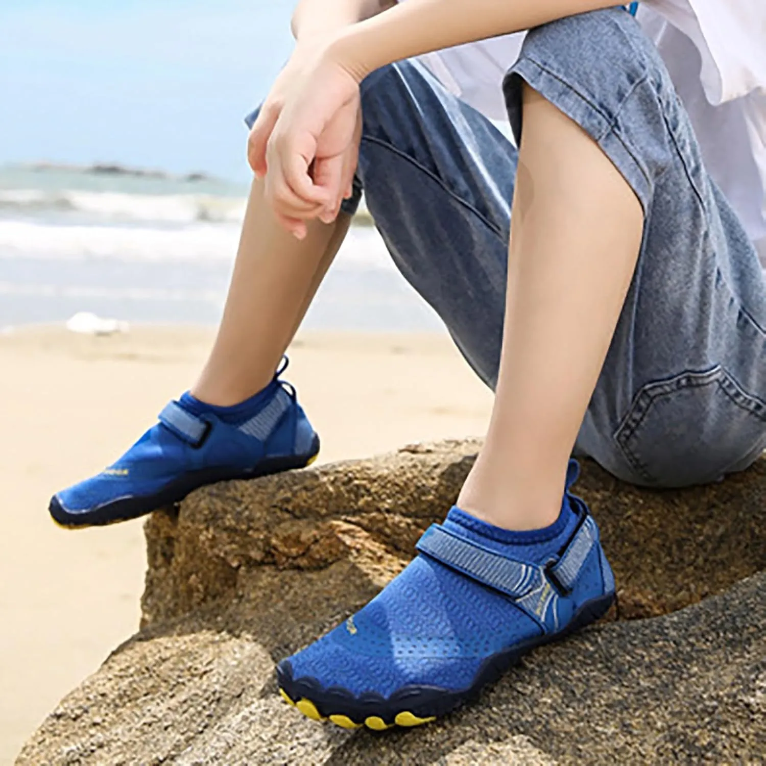 Aqua Water Shoes Quick Dry Barefoot Swim Beach Pool Surf Hiking Kayaking Diving Yoga Outdoor Sport Shoes for Men Women Lightweight