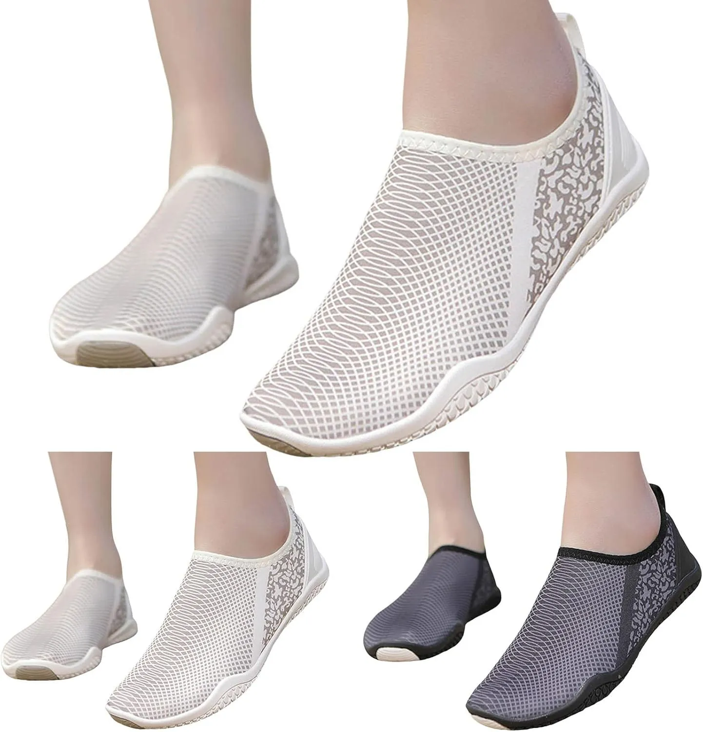 Barefoot Aqua Shoes Quick Dry Water Shoes for Women Men Beach Swim Pool Surf Yoga Hiking Kayaking Lightweight Breathable Non Slip