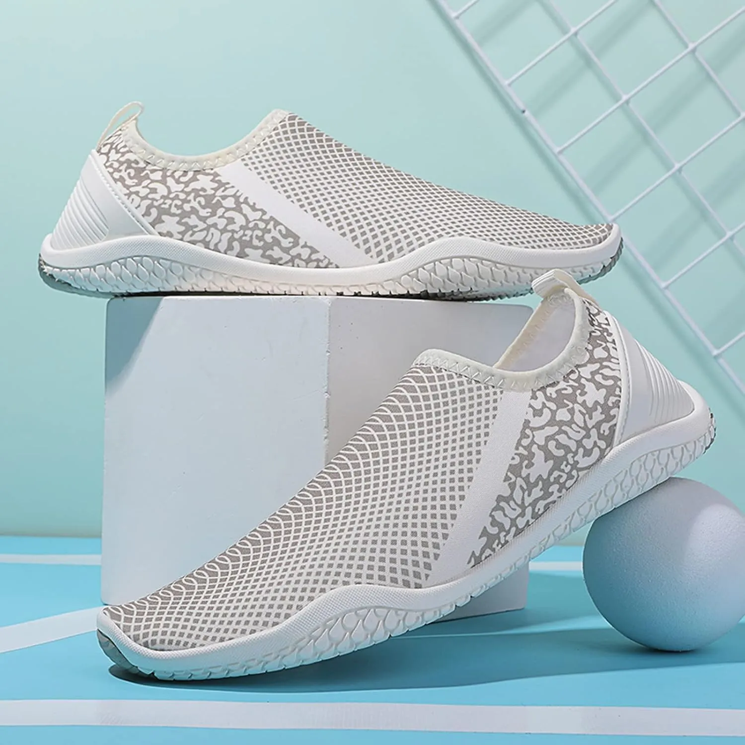 Barefoot Aqua Shoes Quick Dry Water Shoes for Women Men Beach Swim Pool Surf Yoga Hiking Kayaking Lightweight Breathable Non Slip