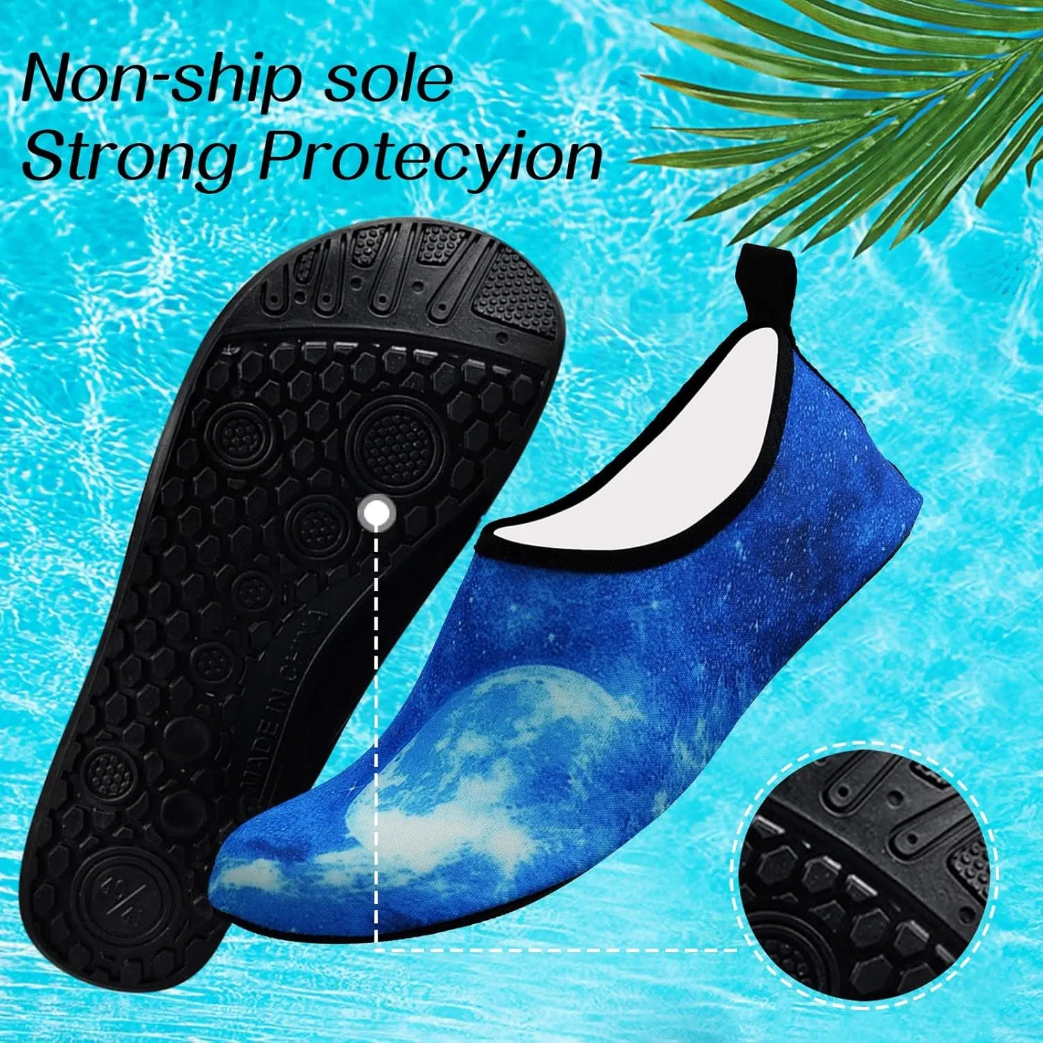 Barefoot Aqua Water Shoes Quick Dry for Women Men Beach Swim Pool Surf Hiking Kayaking Yoga Outdoor Sports Non Slip Shoes