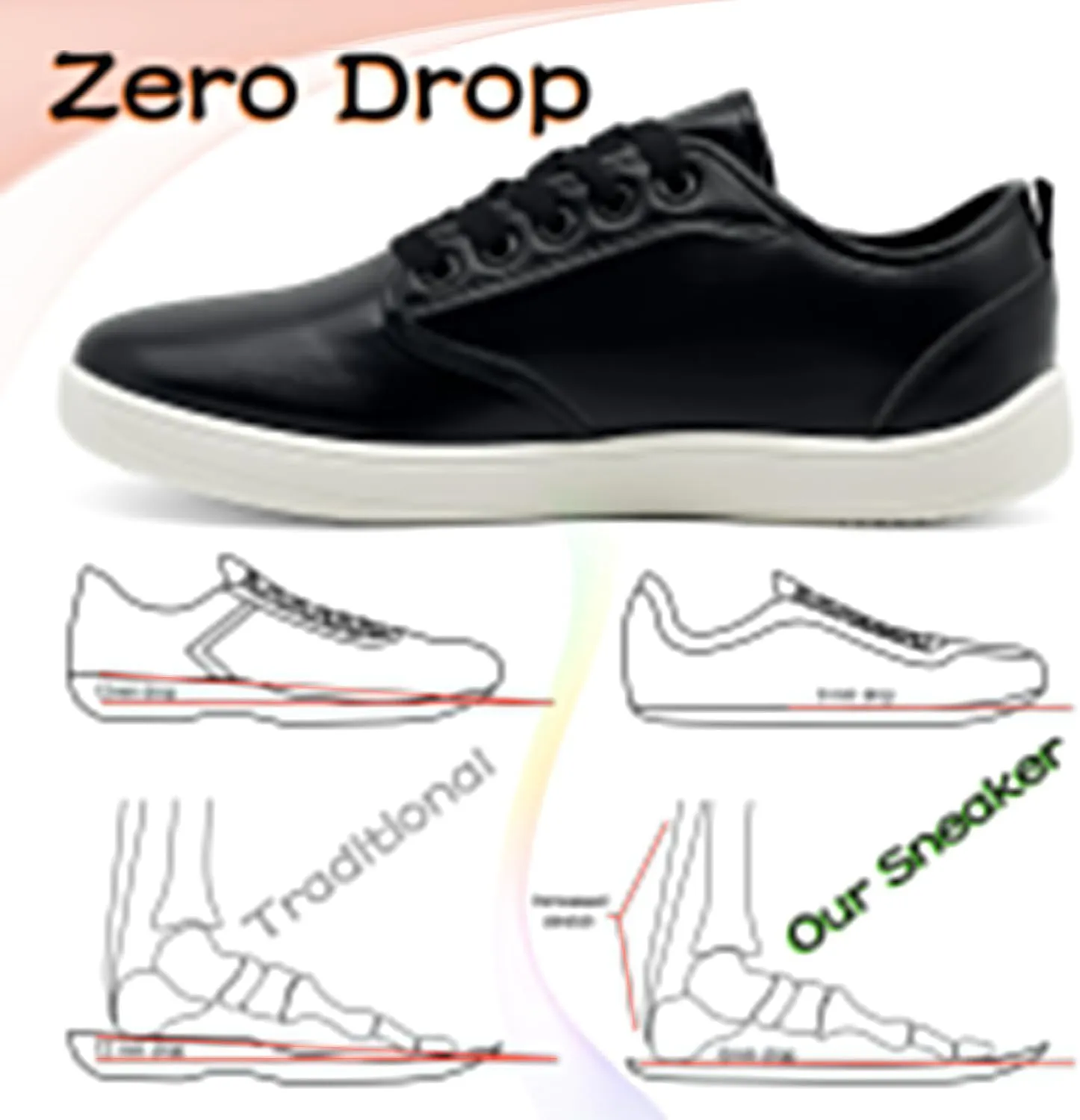 Barefoot Shoes Men Women Zero Drop Minimalist Soft Feel Wide Toe Box Non-Slip Comfortable Walking & Hiking Sneakers