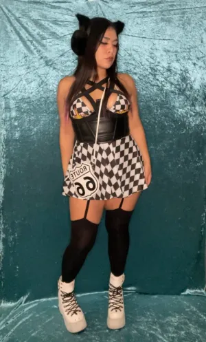 Black Patent Corset