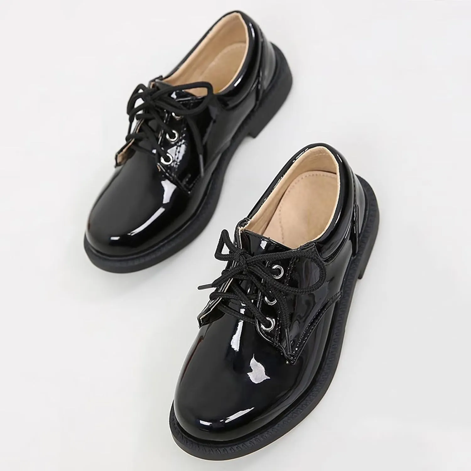Boys Dress Shoes Comfort Oxford Formal Wedding Church Kids School Uniform Shoes
