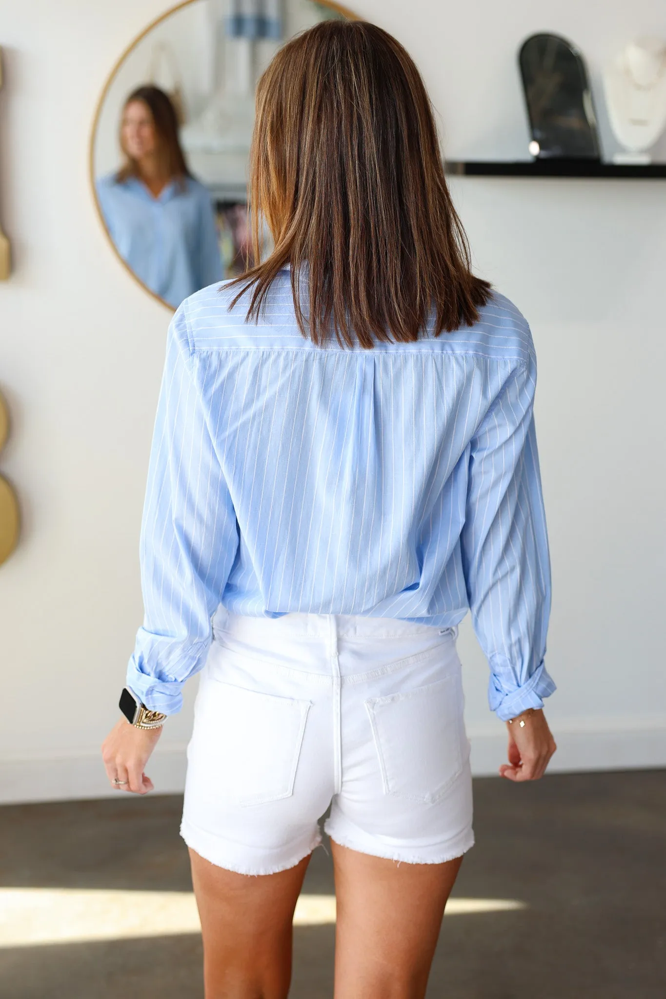 Dear John Ava Denim Shorts - White