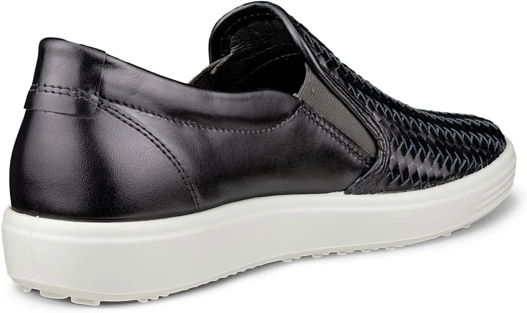 ECCO Women's Soft 7 Woven Slip on 2.0 Sneaker