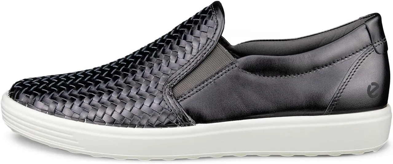 ECCO Women's Soft 7 Woven Slip on 2.0 Sneaker