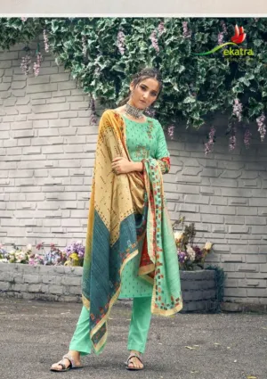 Ekatra Presents Kizie Pure Pashmina Casual Wear Salwar Suits