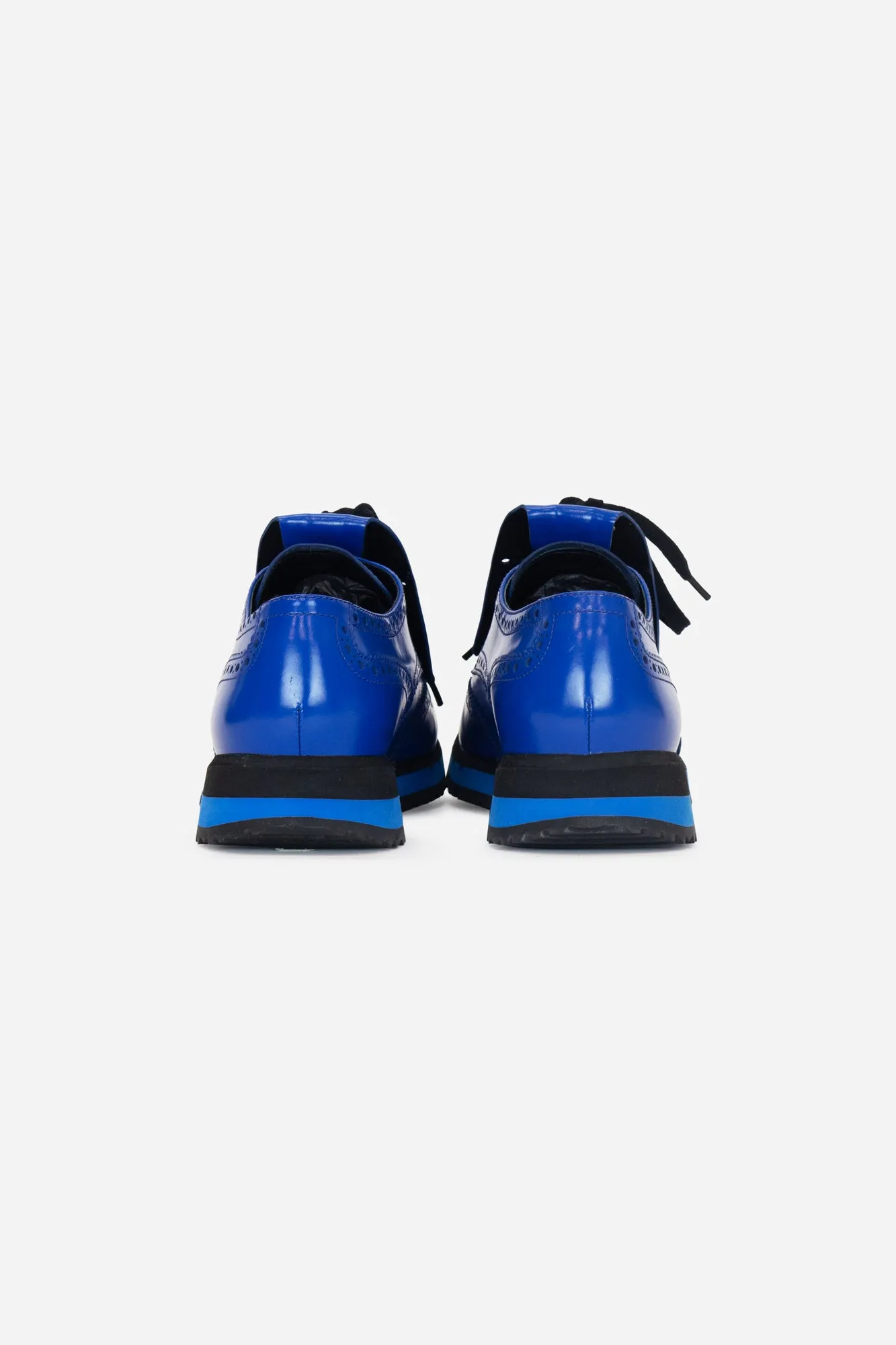 Electric Blue RunWay Fringe Oxfords