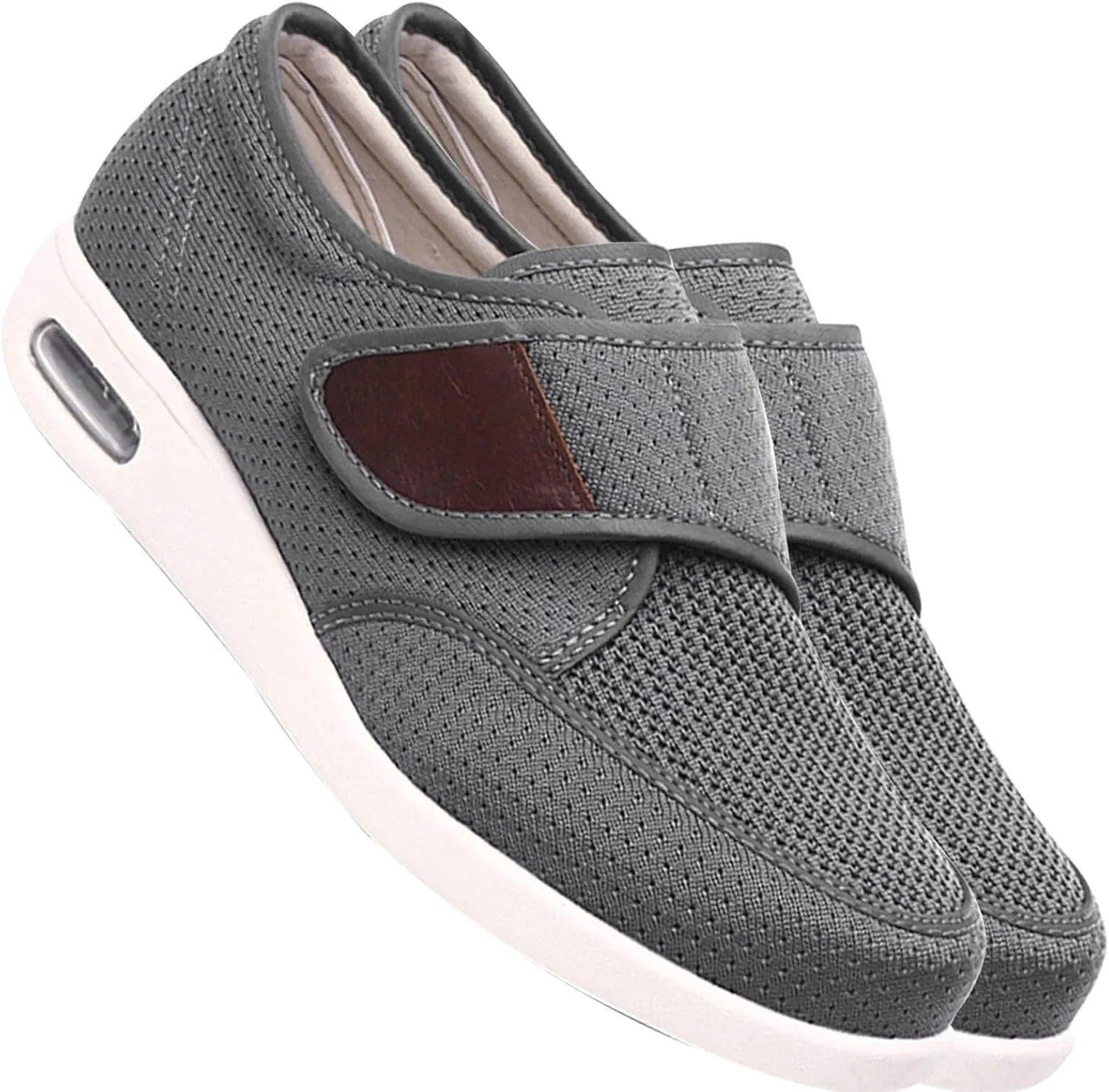 Extra Extra Wide Men's Slip-On Trainers - Lightweight Walking, Running, and Gym Sneakers for Comfort and Style