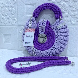 'Fola' Spikes in Purple/Glitter Lavender Mix