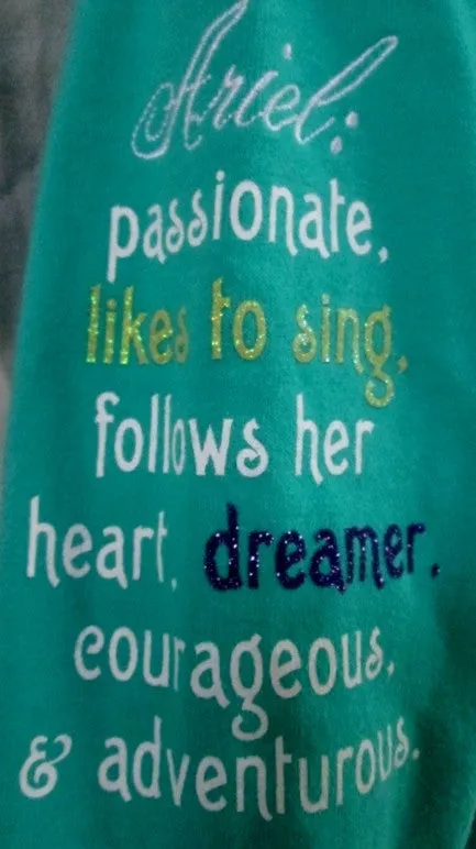 Girls DISNEY PRINCESS THE LITTLE MERMAID ARIEL Sweatshirt JACKET Hoodie Sweatshirt M Green