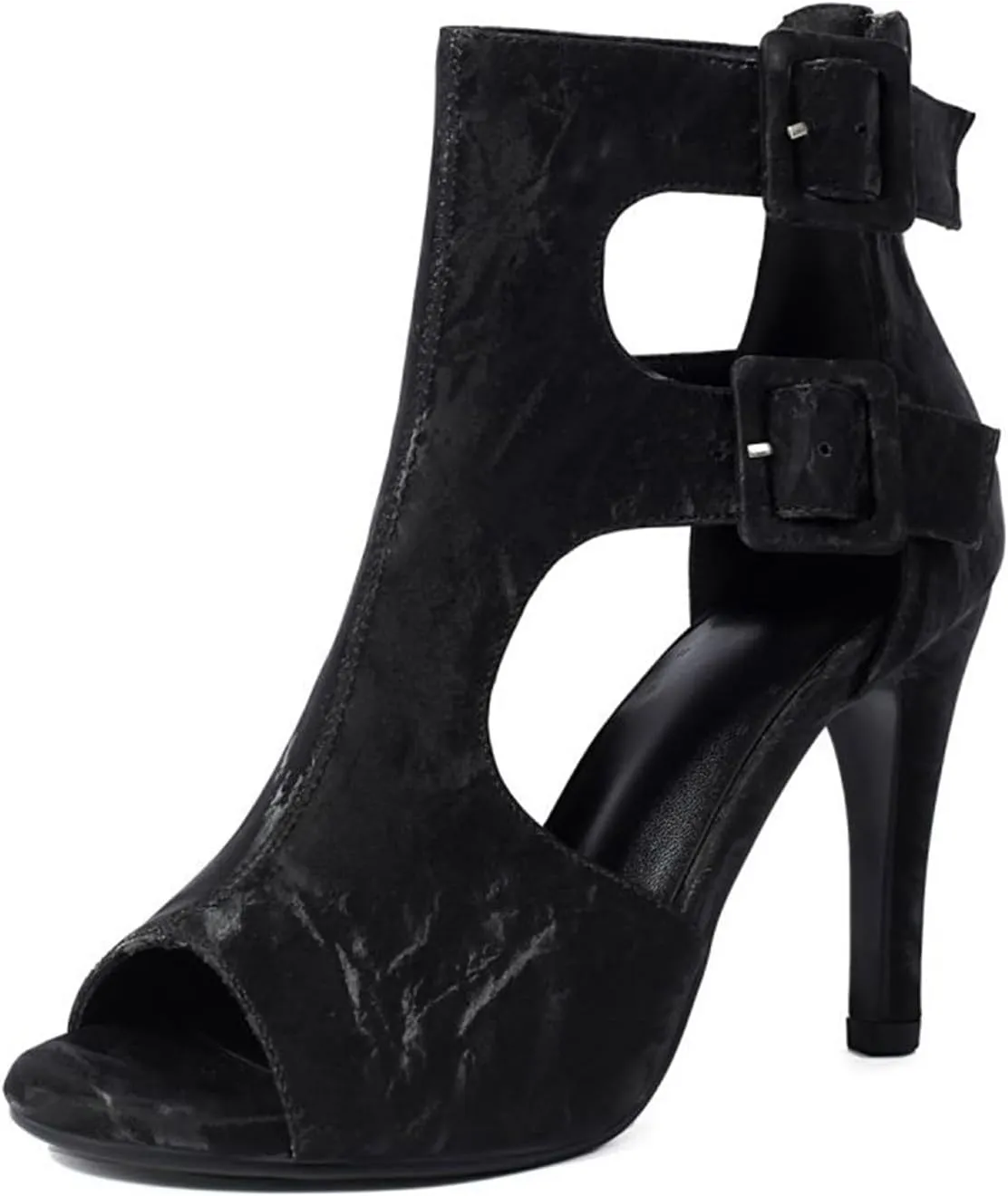 Heels for Women Peep Toe Booties Dressy Sandals Block heel Gliadiator Shoes