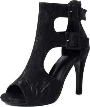 Heels for Women Peep Toe Booties Dressy Sandals Block heel Gliadiator Shoes