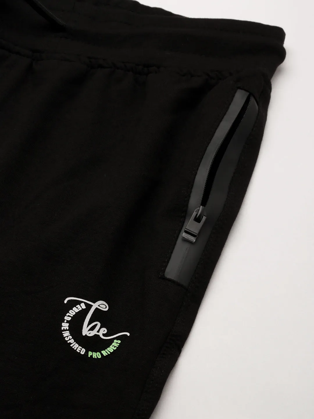 Men Black Solid Joggers