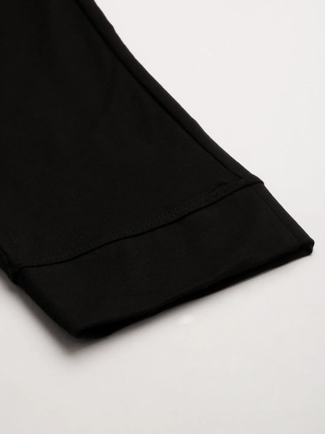Men Black Solid Joggers