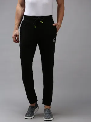 Men Black Solid Joggers