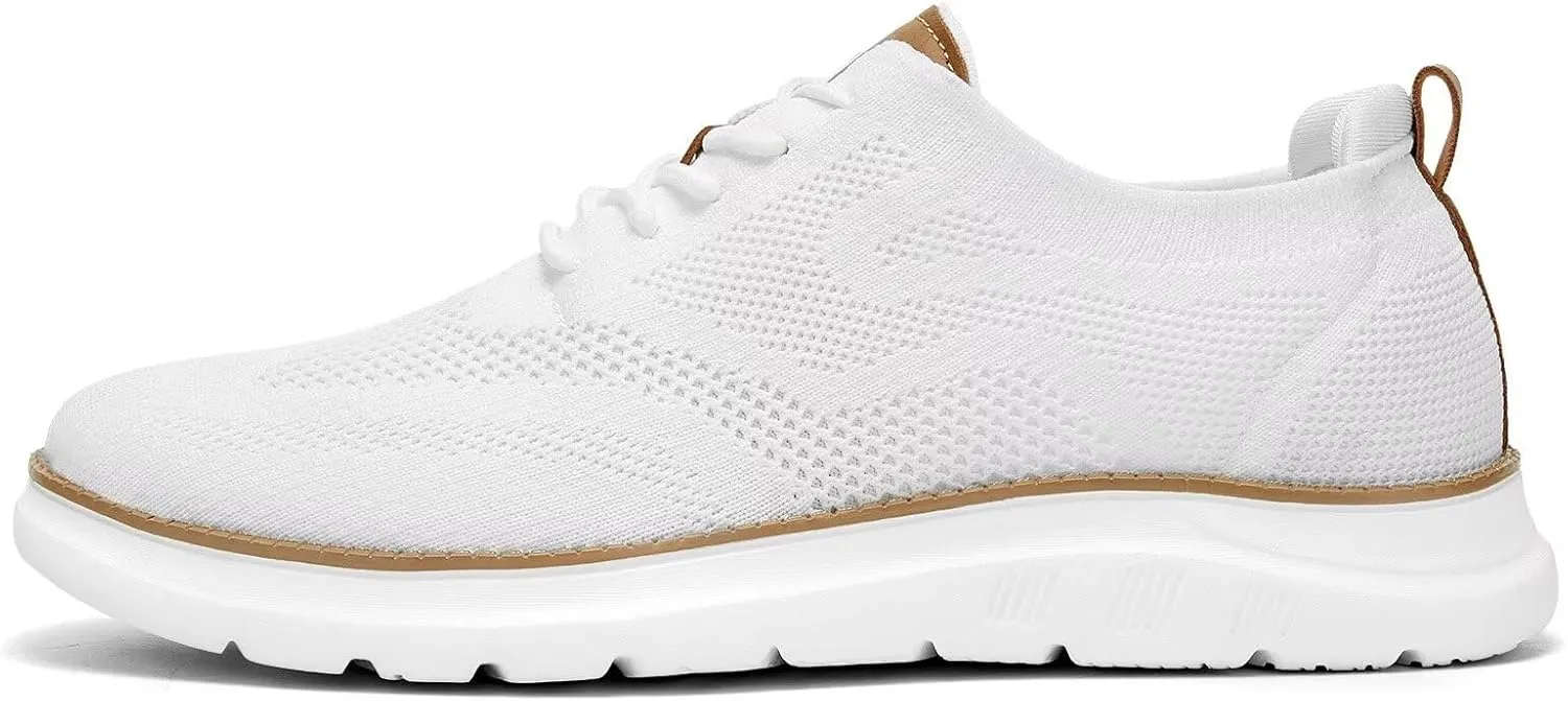 Mens Casual Dress Oxfords Shoes Fashion Mesh Work Business Walking Sneakers Comfortable Lightweight Soft Sole