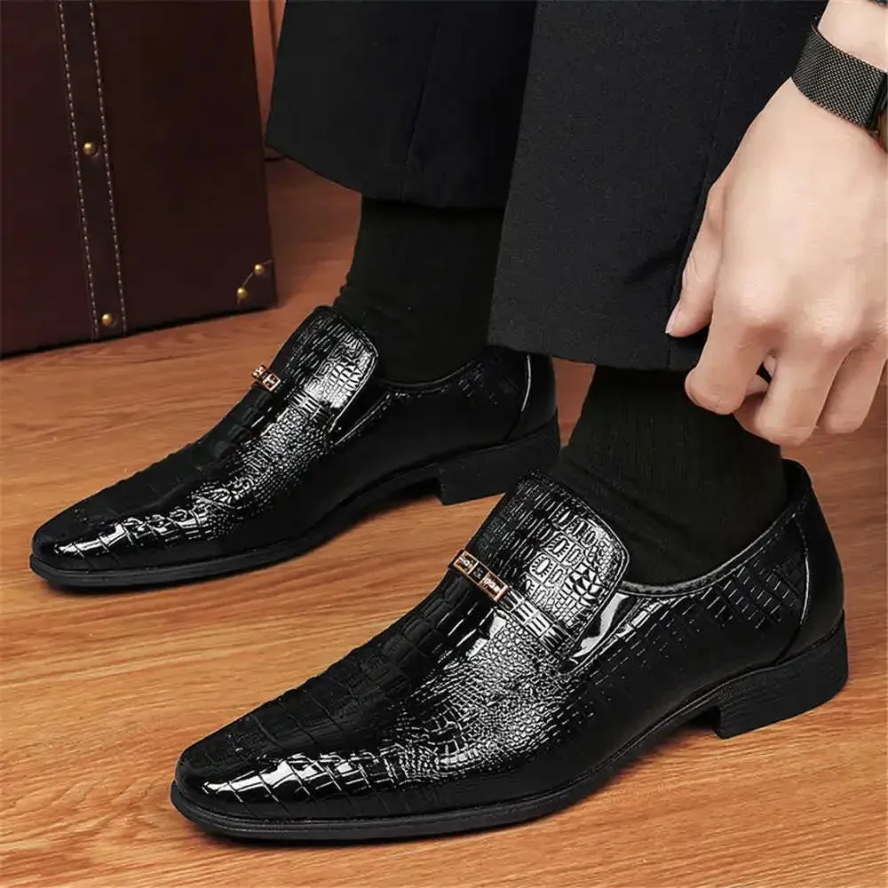 Mens Fashionable Red SlipOn Dress Shoes