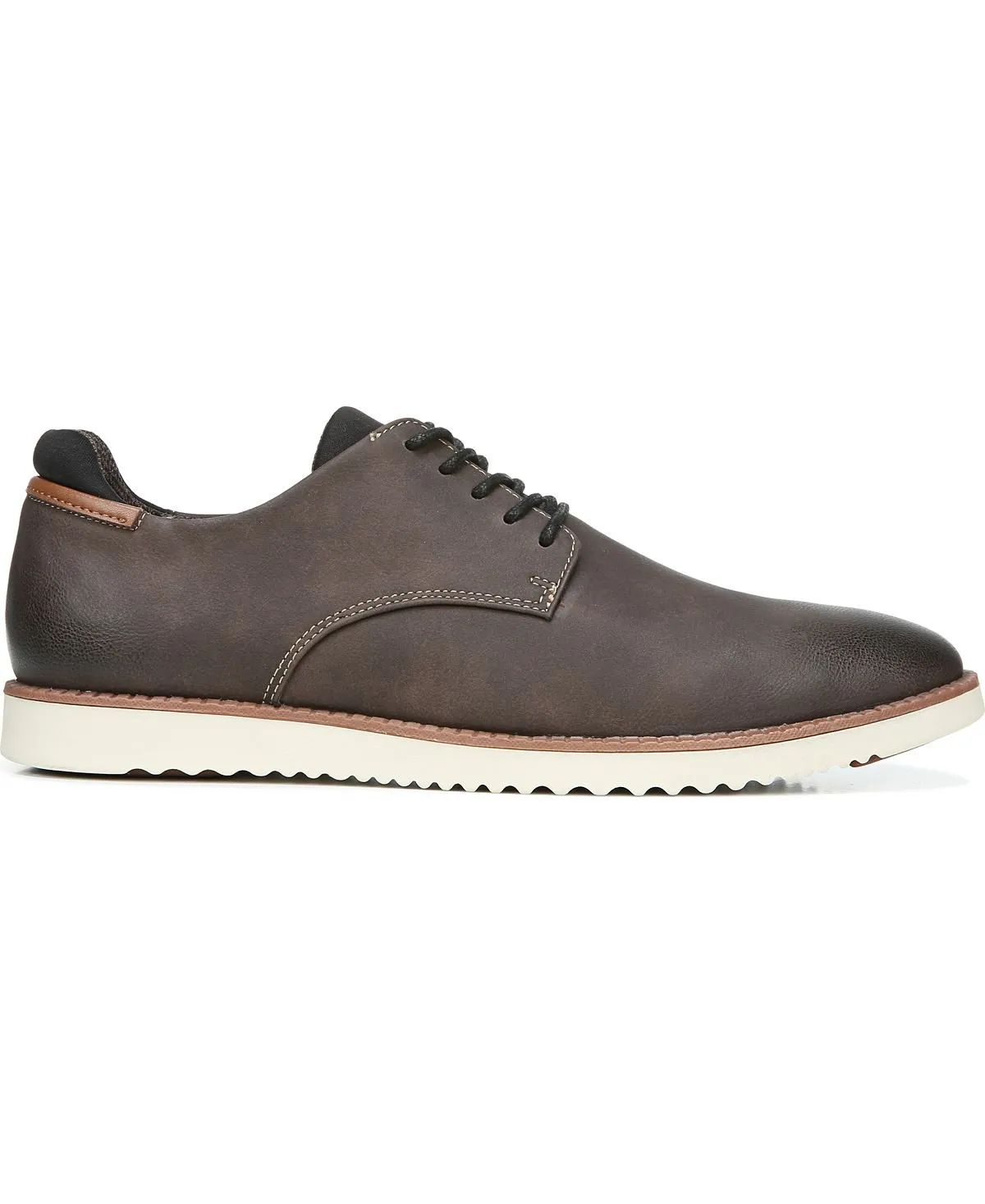 Men's Lace-up Oxfords with Dr. Scholl's, dark brown