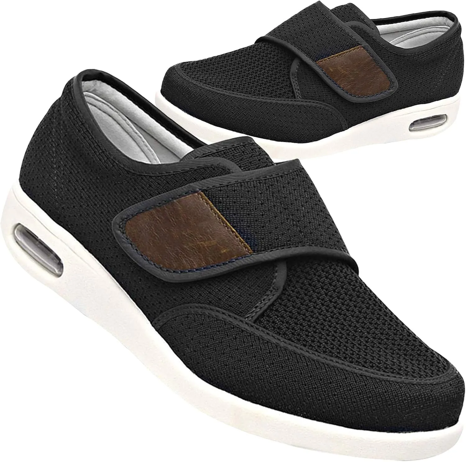 Men's Slip-On Memory Foam Trainers - Lightweight Breathable Casual Walking & Running Shoes