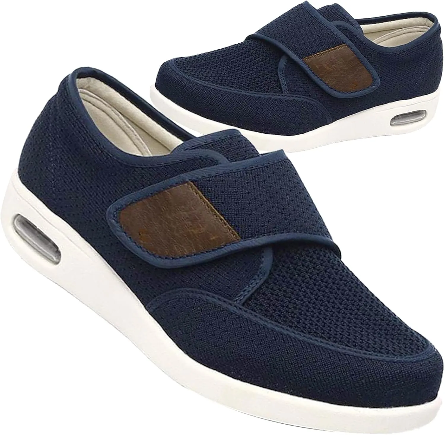 Men's Slip-On Memory Foam Trainers - Lightweight Breathable Casual Walking & Running Shoes
