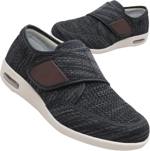 Men's Slip-On Memory Foam Trainers - Lightweight Breathable Casual Walking & Running Shoes