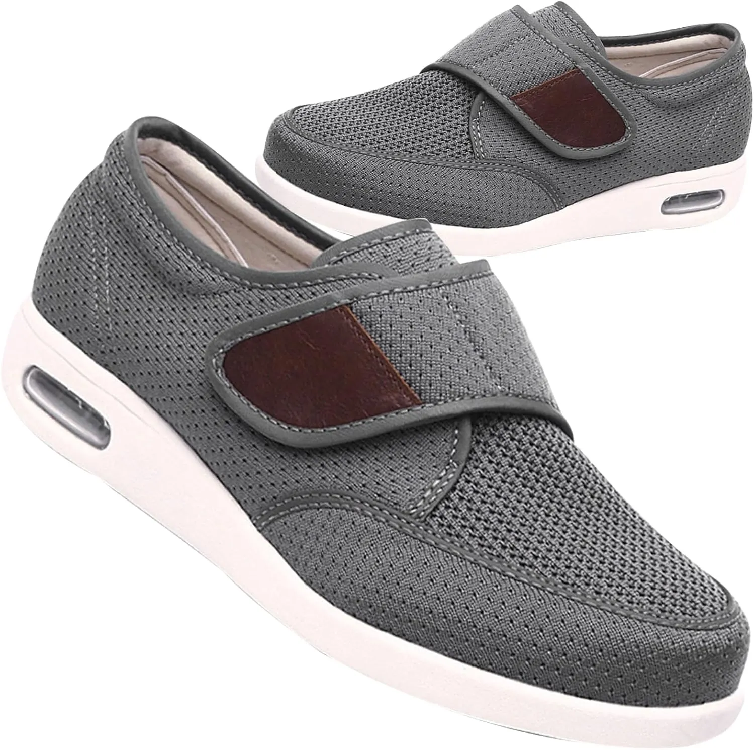 Men's Slip-On Memory Foam Trainers - Lightweight Breathable Casual Walking & Running Shoes