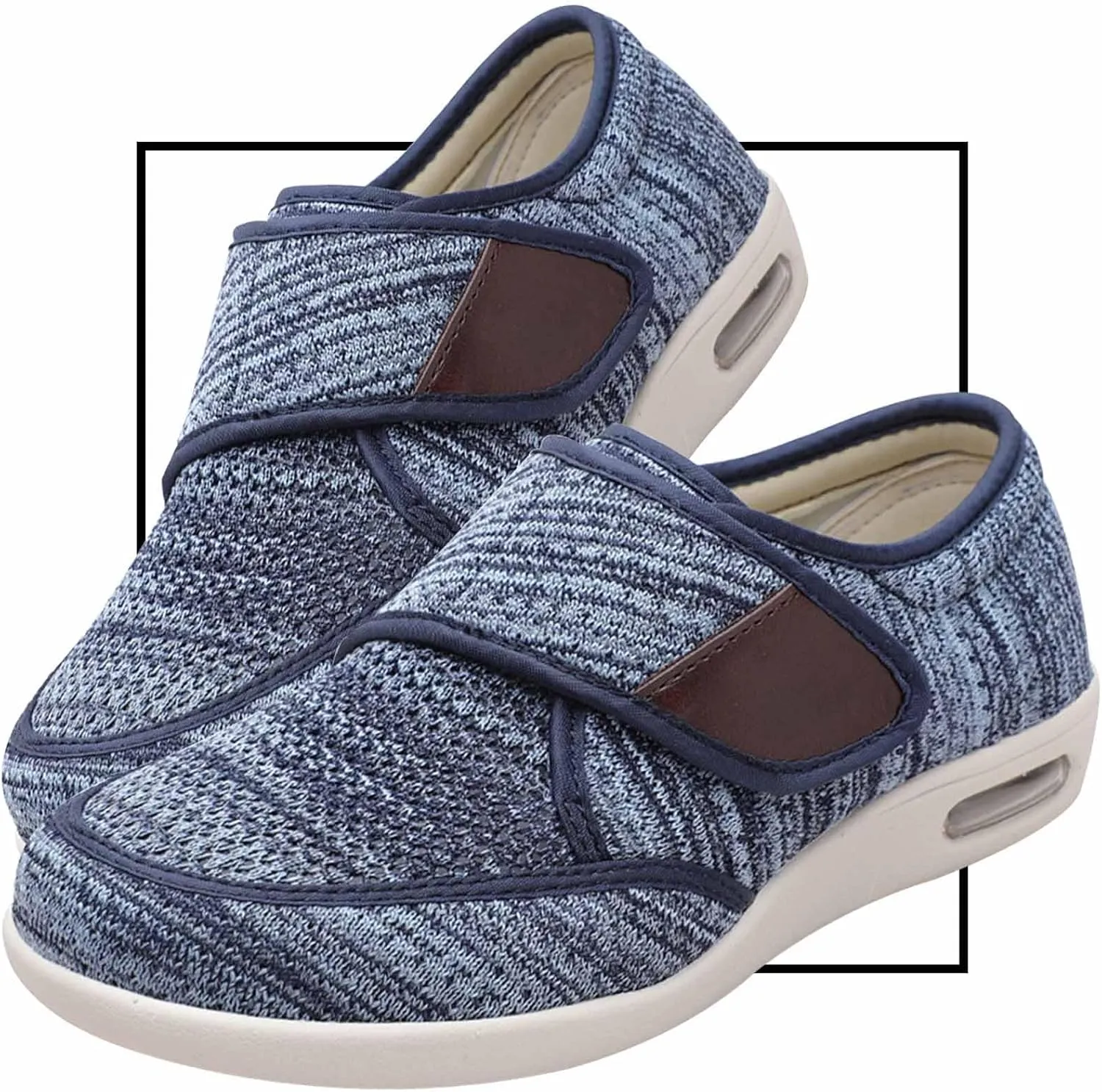 Men's Slip-On Trainers - Casual Fashion Walking Moccasins with Adjustable Closures for Comfort and Style