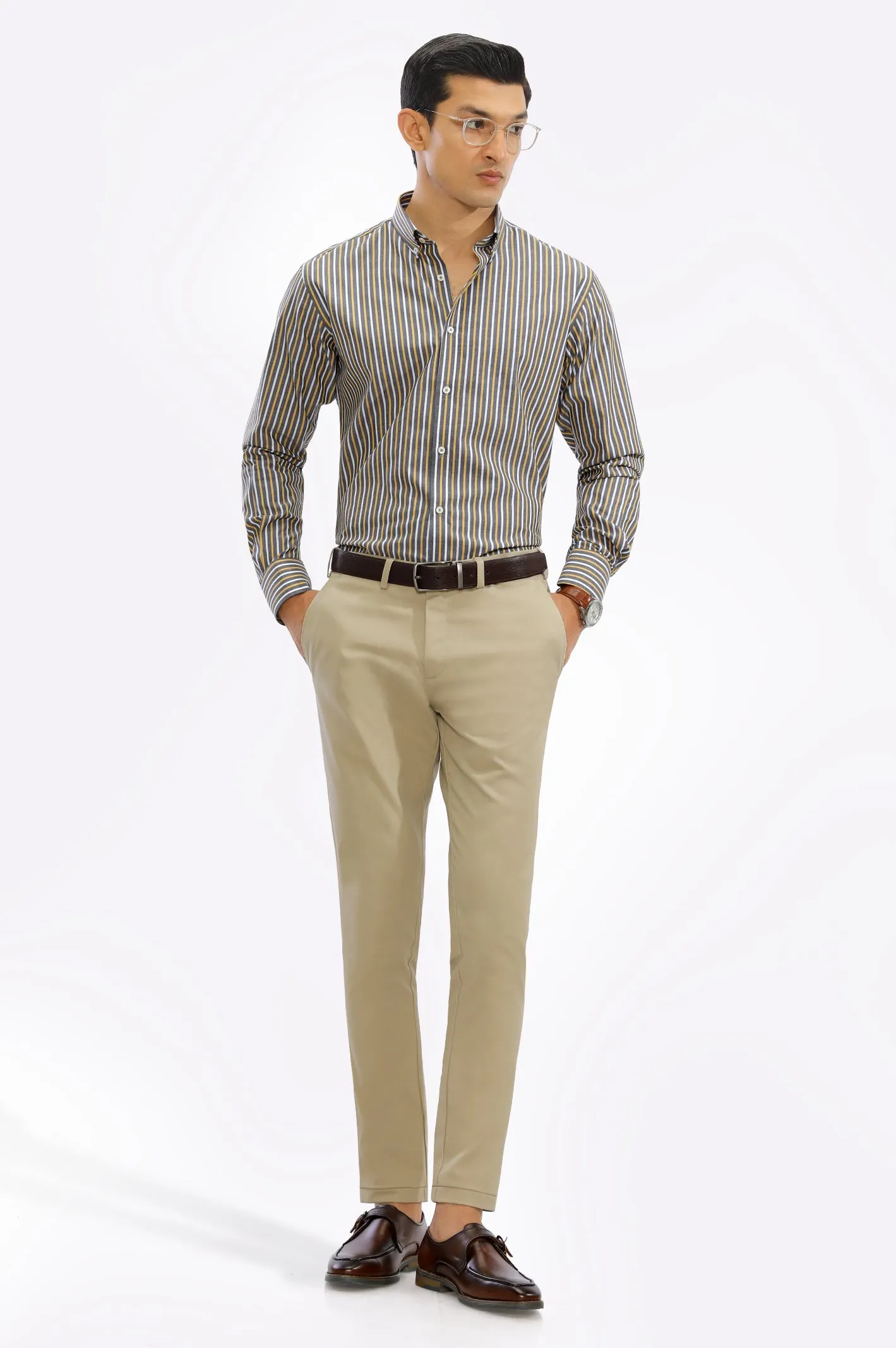 Multicolor Bengal Stripe Casual Milano Shirt