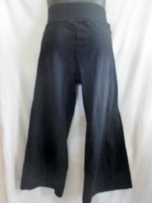 NEW Womens LULULEMON  EXTEND CROP III Athletic Workout Yoga Fitness Pants BLACK 10