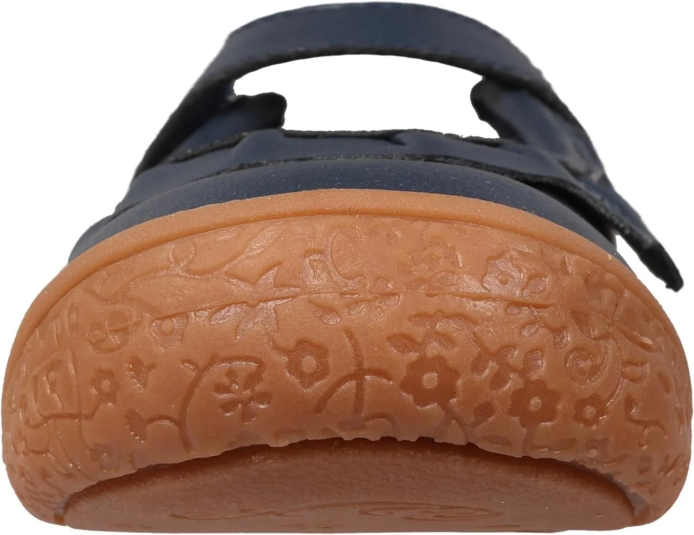 Oomphies Amina Leather Mary Jane Shoes for Girls  Ruffled Dress Shoes with Hook & Loop Closure, Soft Cushion Footbed