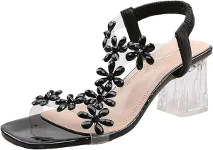 Pumps Shoes Dressy Fashion Comfortable Heels Scandals for Women High Heels Open Toe Cover Heel Suede Sandals Women's
