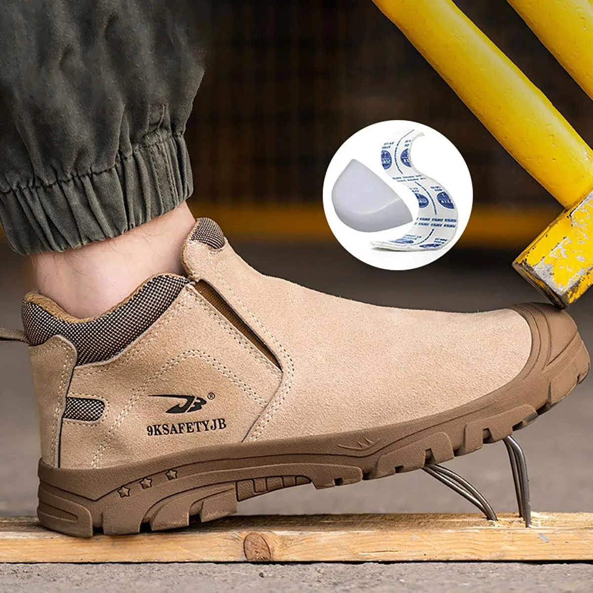 Safety Trainers Men Womens Steel Toe Cap Trainers Lightweight Comfortable Safety Shoes Work Trainers Non Slip & Breathable
