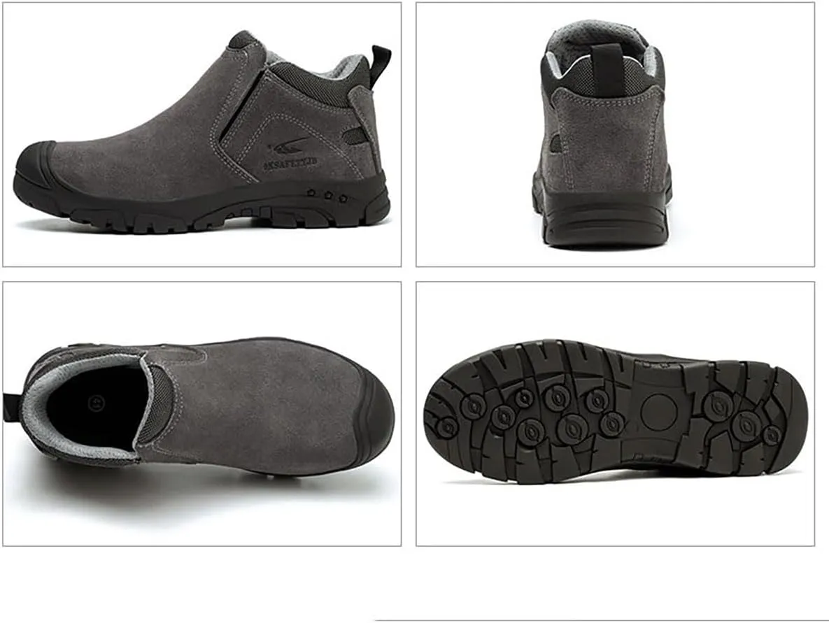 Safety Trainers Men Womens Steel Toe Cap Trainers Lightweight Comfortable Safety Shoes Work Trainers Non Slip & Breathable