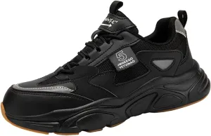 Safety Trainers Women's Steel Toe Cap Trainers Lightweight Safety Shoes for Women Breathable Work Boots