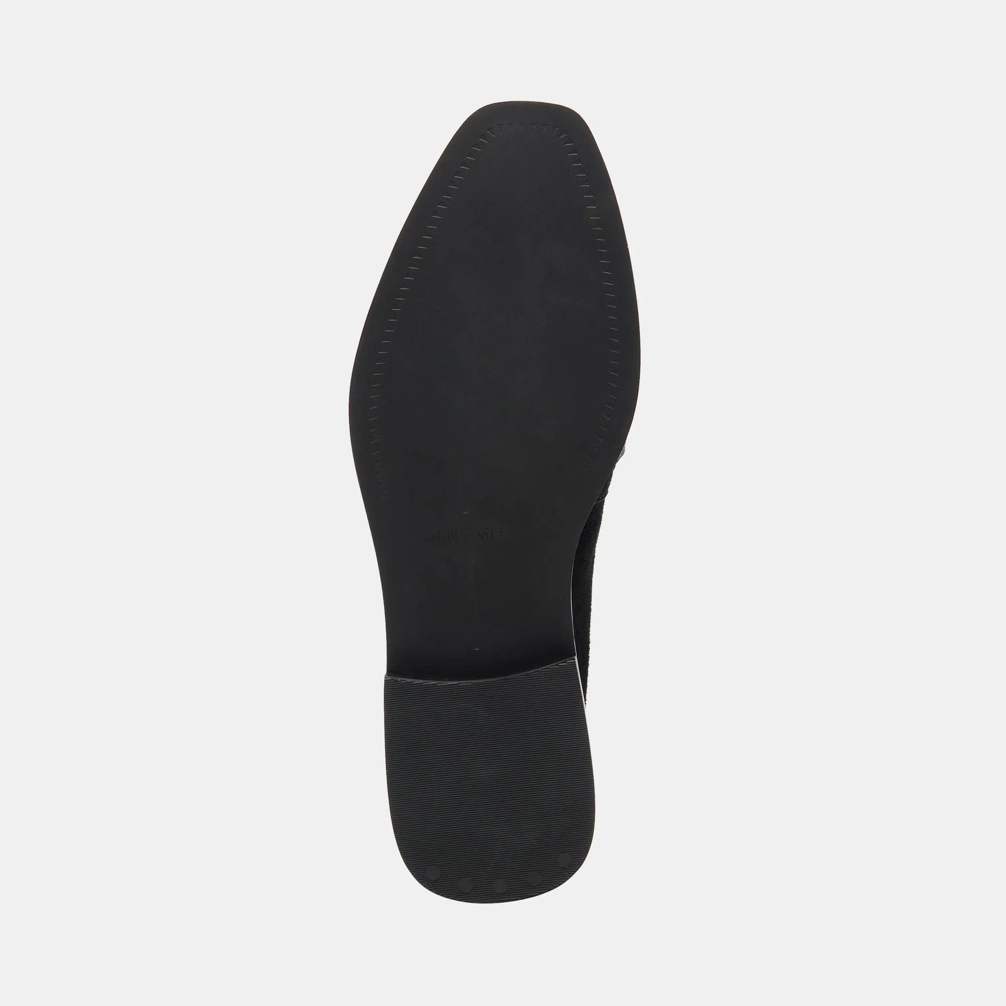 SALLIE FLATS ONYX SUEDE