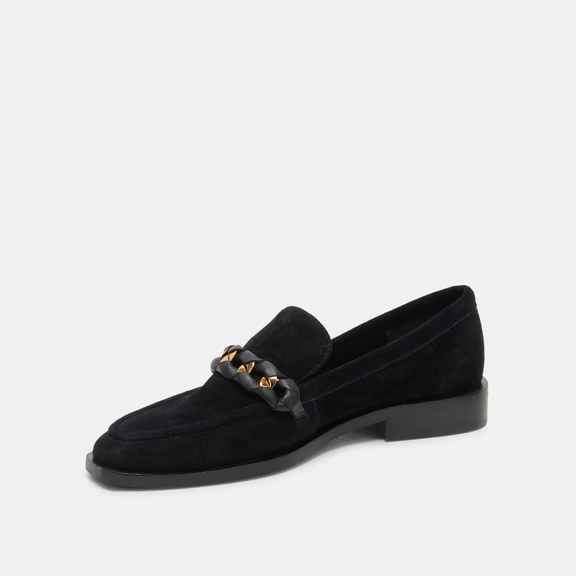 SALLIE FLATS ONYX SUEDE