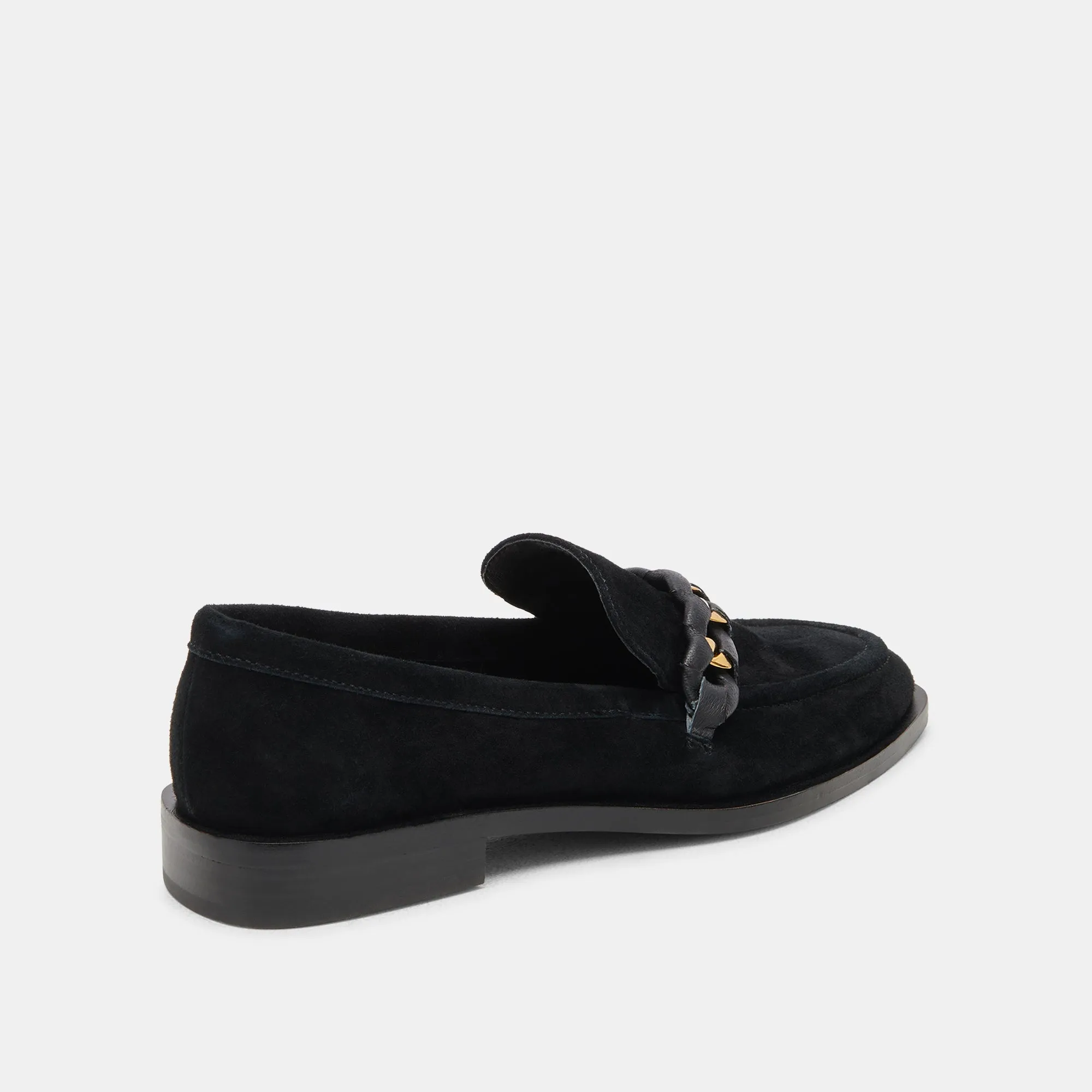 SALLIE FLATS ONYX SUEDE