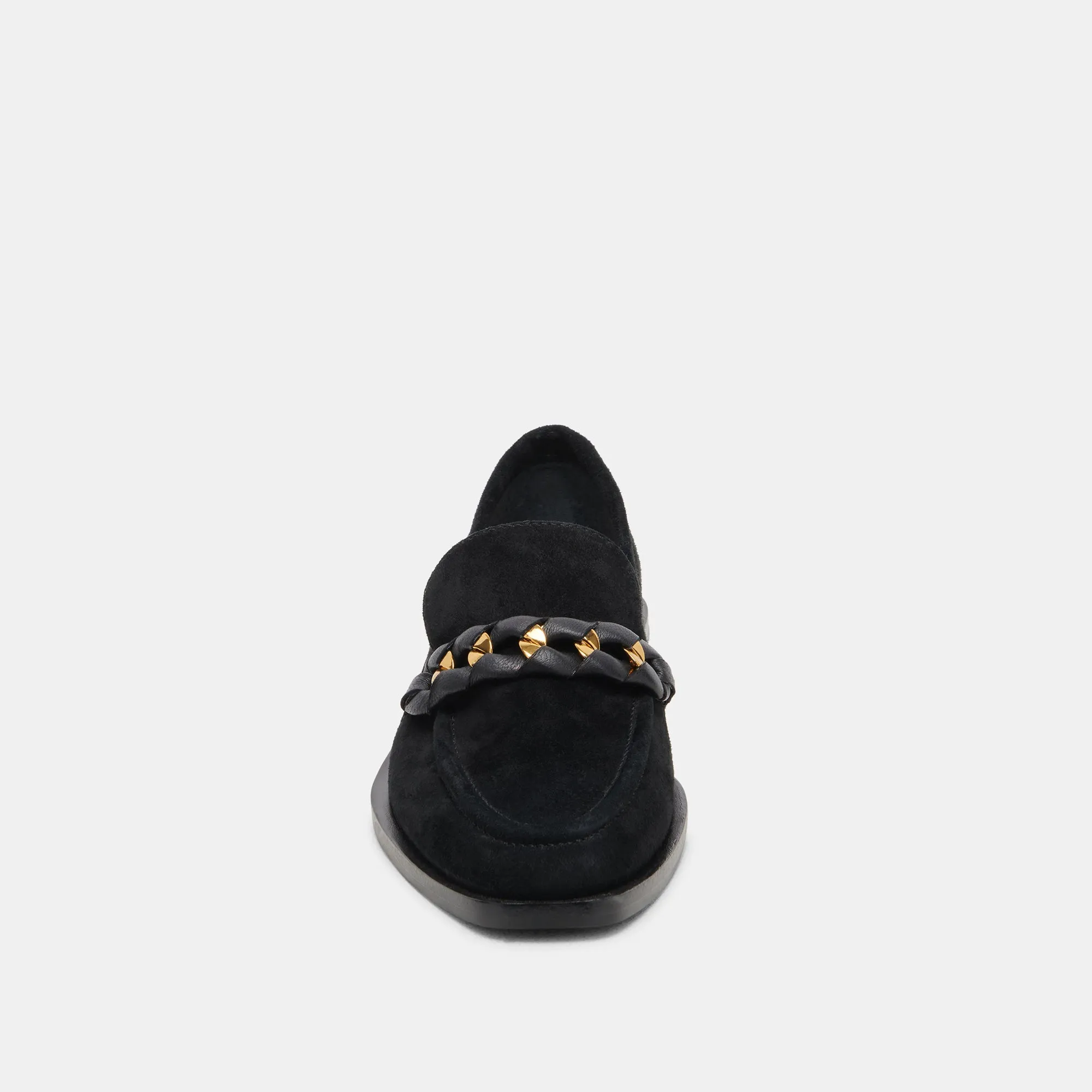 SALLIE FLATS ONYX SUEDE