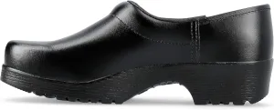 SIKA 1185 Flexika Comfortable Leisure Clog - Footbed in Soft Textile Material - Black - Men 8.5 / Women 10