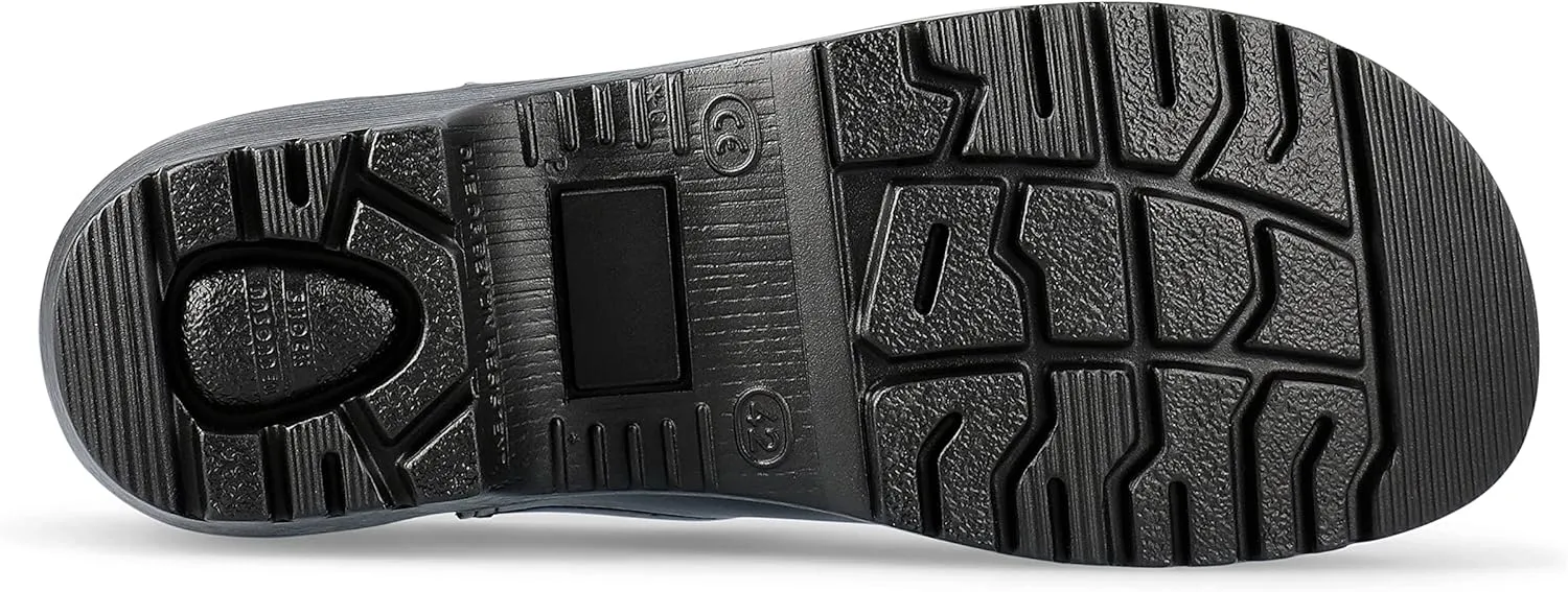 SIKA 1185 Flexika Comfortable Leisure Clog - Footbed in Soft Textile Material - Black - Men 8.5 / Women 10