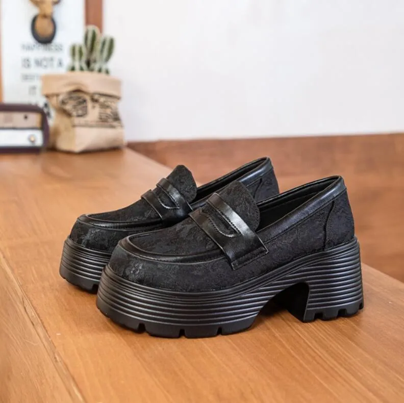 Small Feet Women's Thicksole Loafers MS523