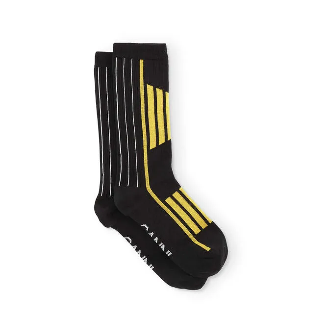Sporty Socks (Blazing Yellow)