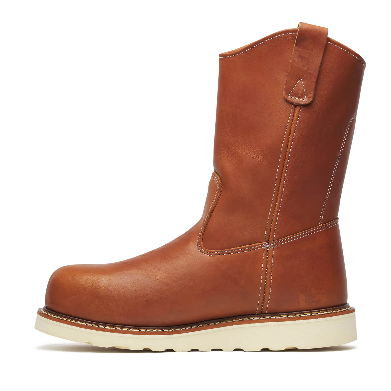 THOROGOOD AMERICAN HERITAGE –American Heritage – American Heritage – 11″ Tobacco Safety Toe – Pull-on Wellington-804-4205