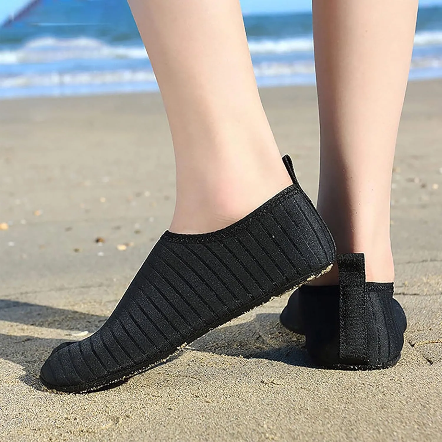 Water Shoes Mens Womens Quick Dry Barefoot Aqua Swim Beach Pool Surf Kayaking Hiking Outdoor Sports Shoes Lightweight Non Slip Design