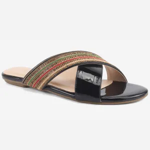 Women "BRIGITTA" Casual Flat Slippers