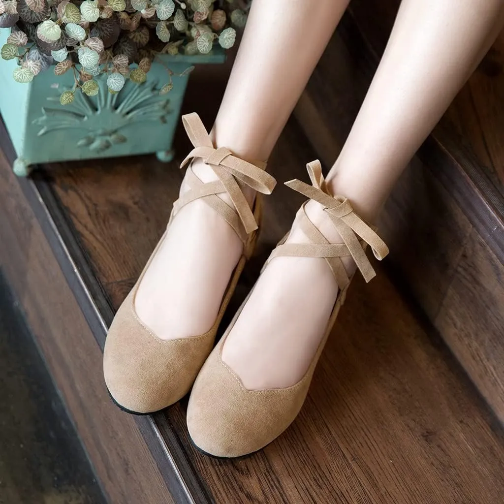 Women's Chunky Mid Block Heel Pumps Suede Square Toe Ankle Strap Comfortable Office Dress Shoes