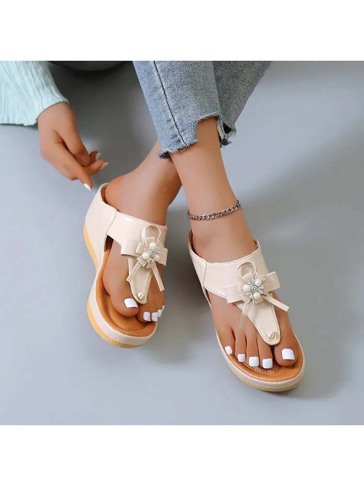 Women'S Sandals With Floral