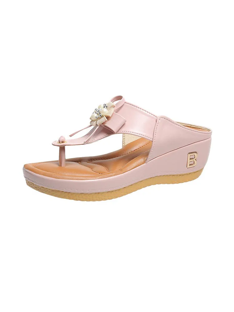 Women'S Sandals With Floral