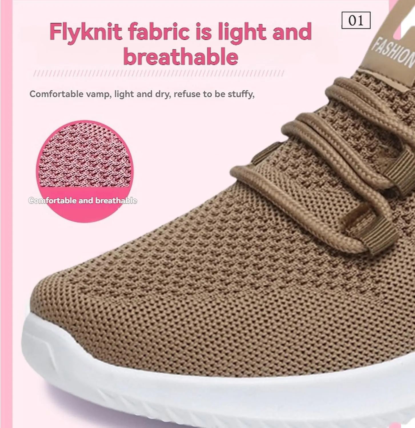 Women's Slip On Walking Shoes Lightweight Breathable Walking Sneakers Non-Slip Tennis Gym Workout Athletic Shoes Wide Toe Wide Width Sneakers Air Cushion Road Running Shoe Comfort Work Sneaker